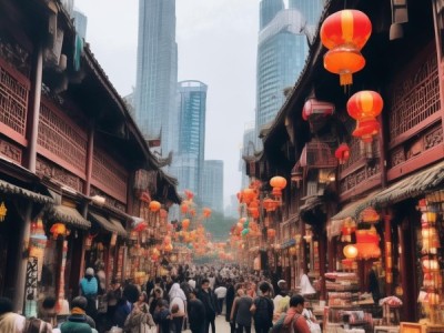 南充西部商贸城，商业与文化的交融