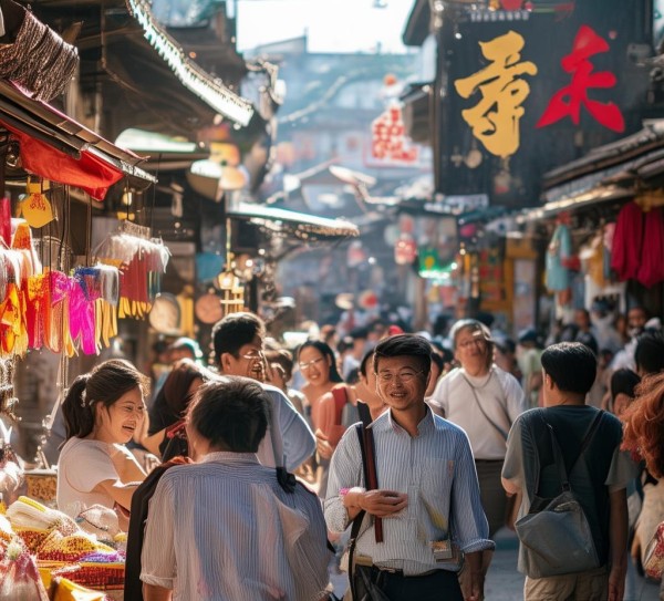 吉祥商贸，笑语盈门