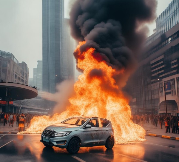 成都商贸城汽车自燃案例，品牌推广与市场影响